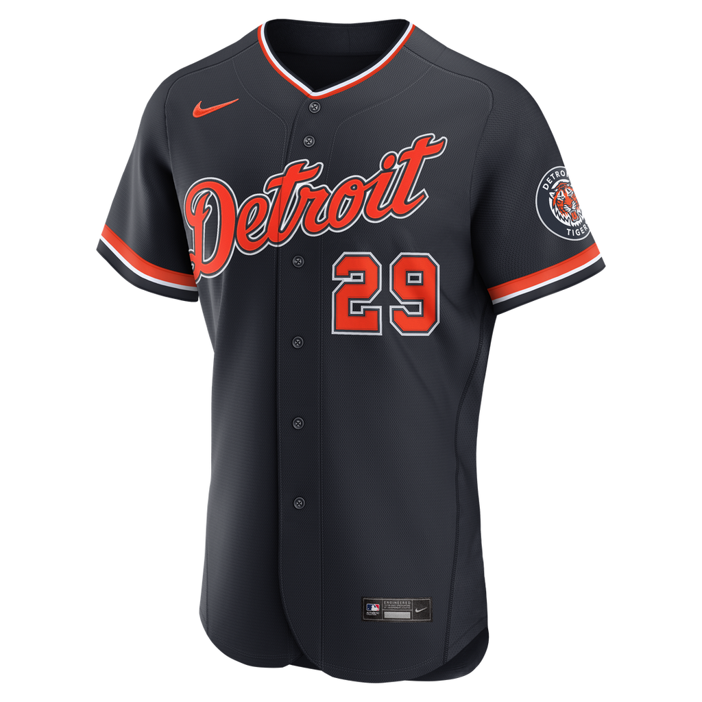 Detroit Tigers Tarik Skubal Alternate MLB Awards Authentic Jersey (Navy)