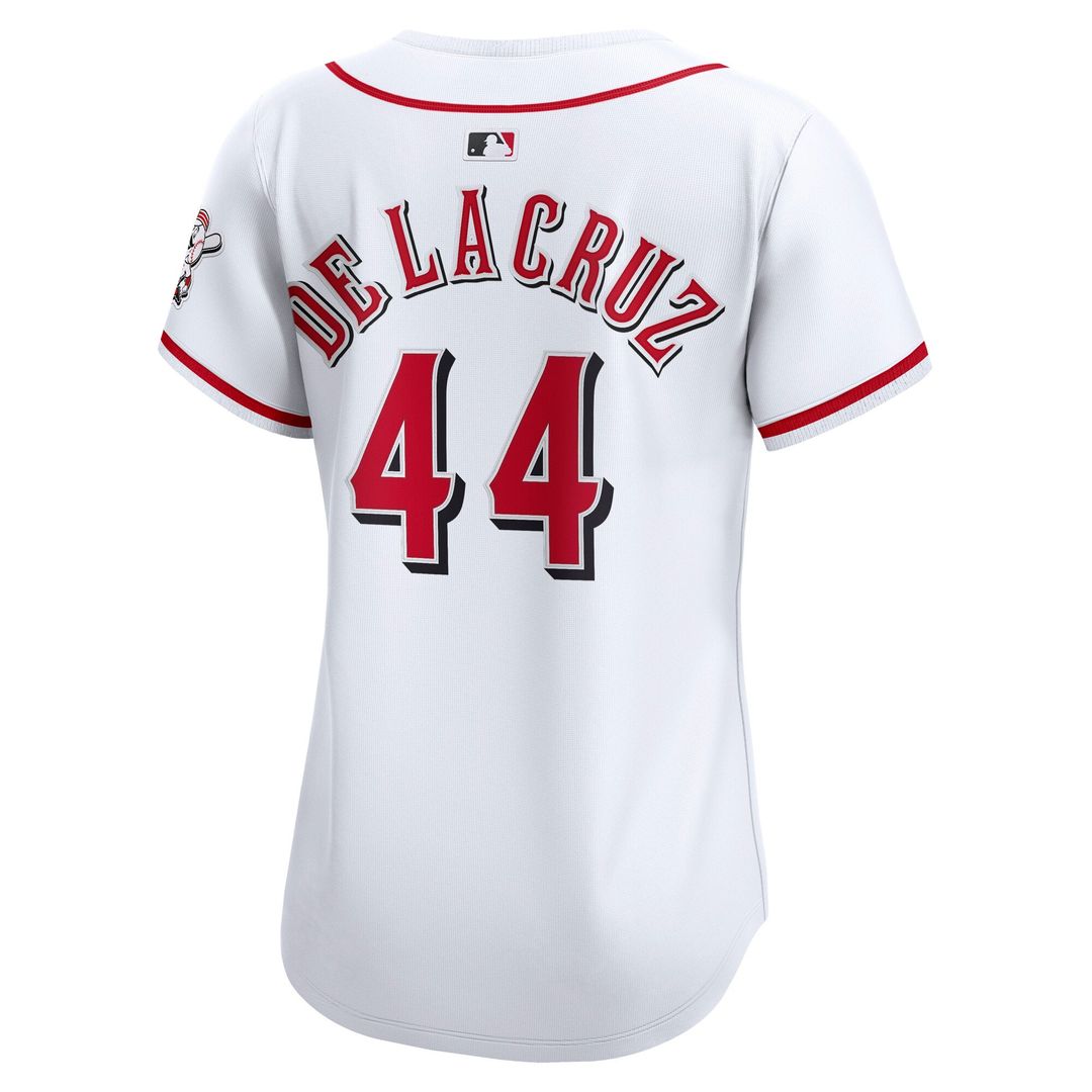 Cincinnati Reds Elly De La Cruz Women's Home Limited Jersey (White)