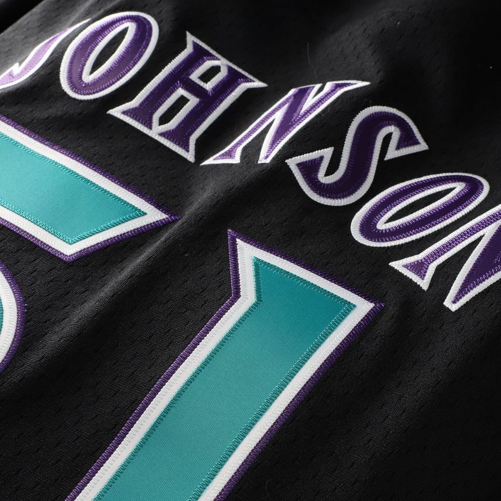 Arizona Diamondbacks Randy Johnson Cooperstown Mesh Batting Practice Button-Up Jersey (Black)