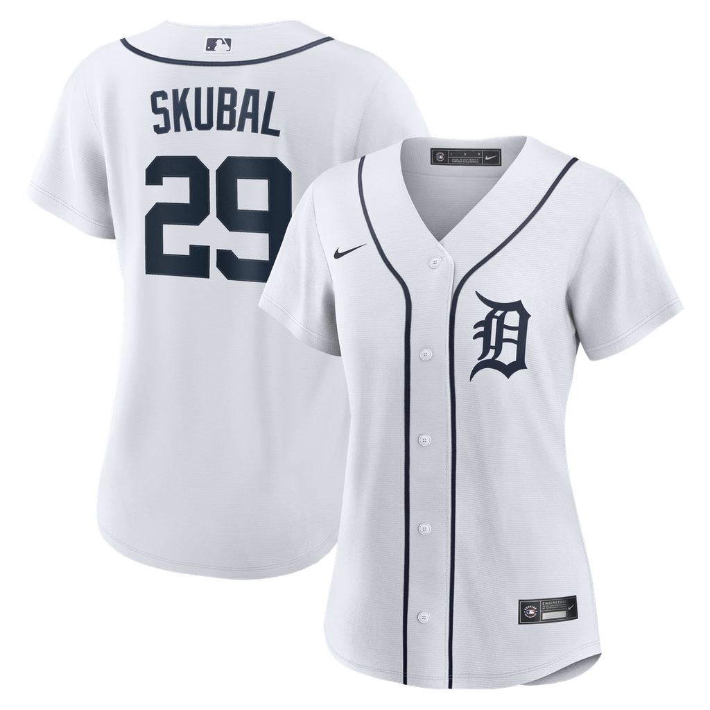 Detroit Tigers Tarik Skubal Women's Home Replica Jersey (White)
