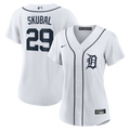 Detroit Tigers Tarik Skubal Women's Home Replica Jersey (White)