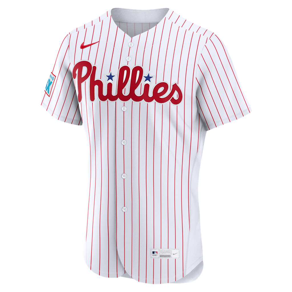Philadelphia Phillies Bryce Harper Alternate Authentic Sponsor Patch Jersey (Cream)