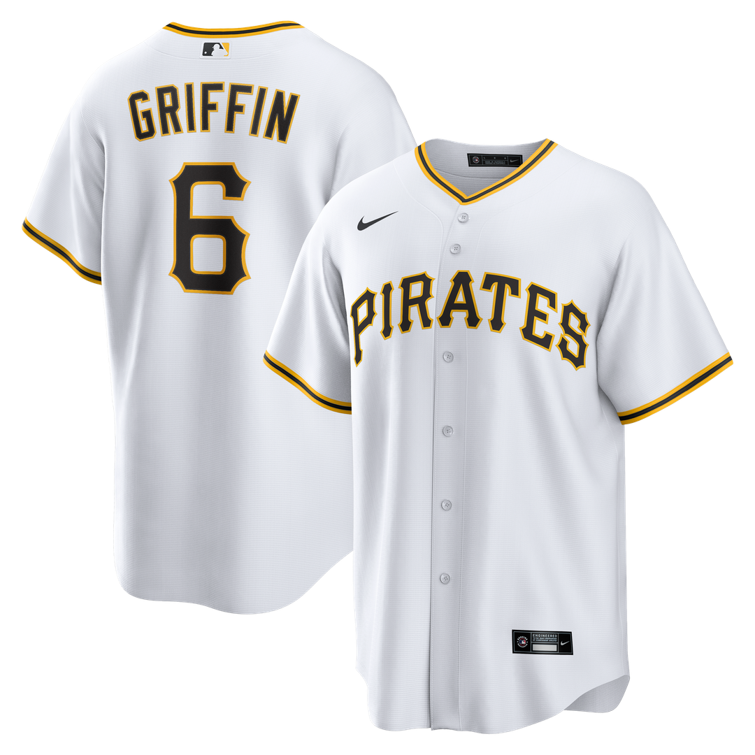 Pittsburgh Pirates Konnor Griffin Home Replica Jersey (White)