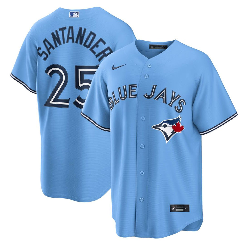 Toronto Blue Jays Anthony Santander Alternate Replica Jersey (Light Blue)
