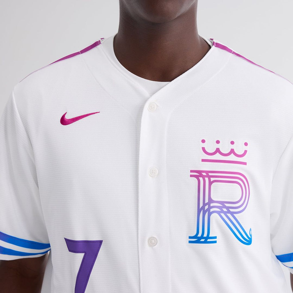 Kansas City Royals Bobby Witt Jr. 2026 City Connect Stadium Jersey (White)