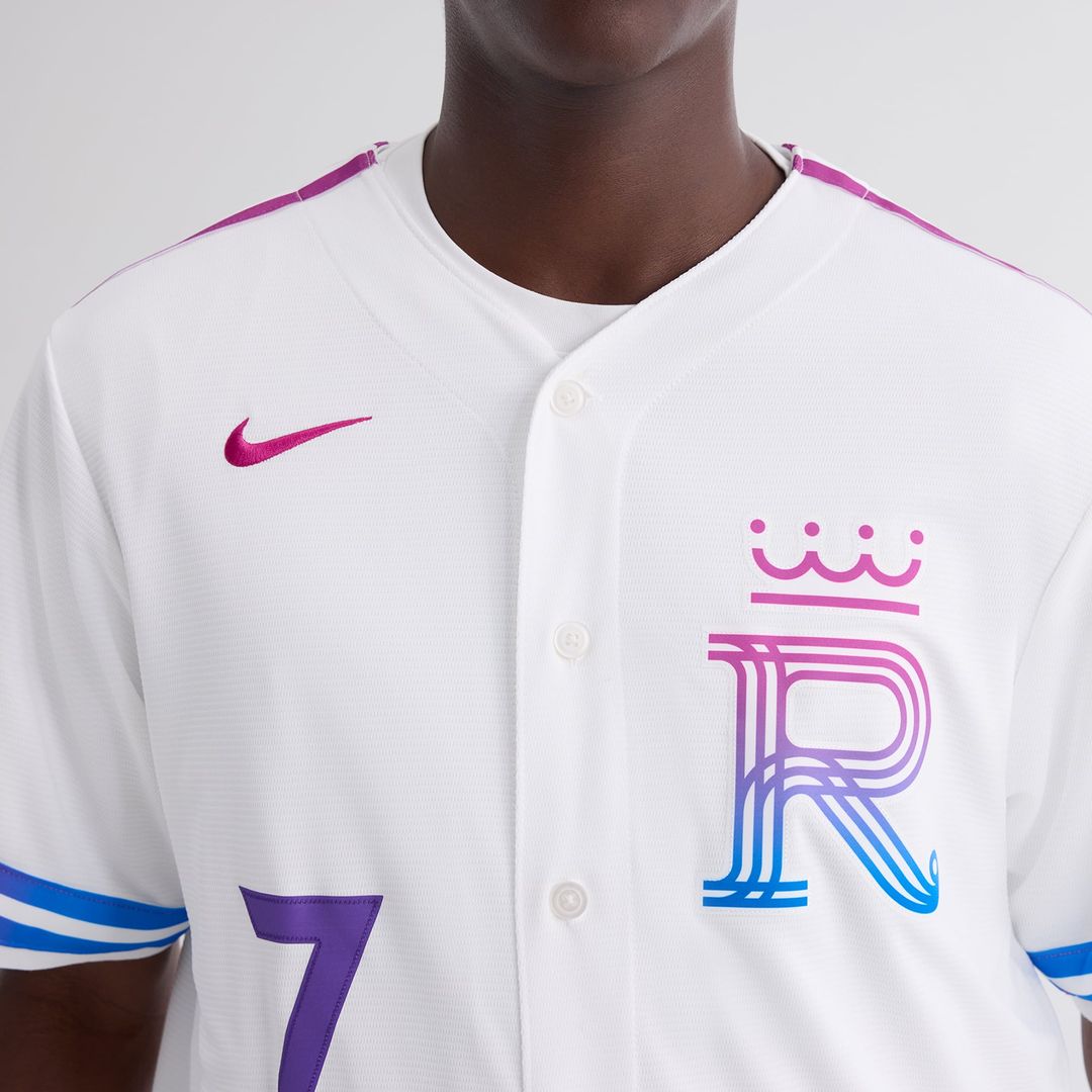 Kansas City Royals Bobby Witt Jr. 2026 City Connect Stadium Jersey (White)