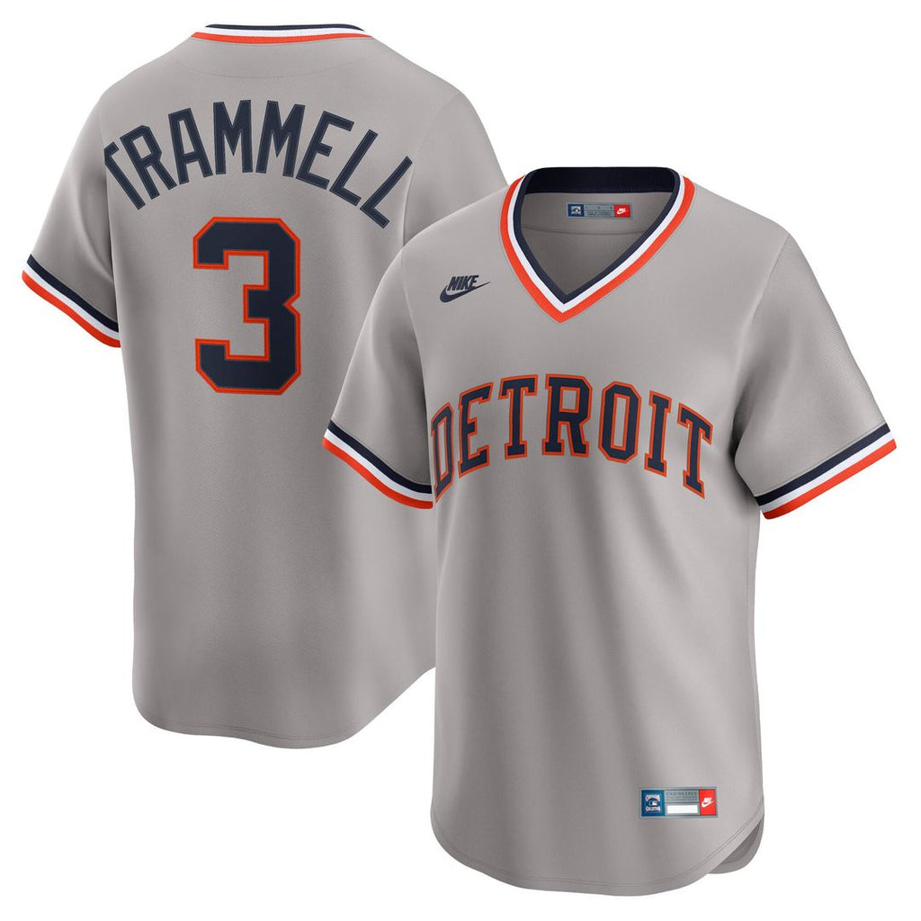 Detroit Tigers Alan Trammell Cooperstown Limited Jersey (Gray)
