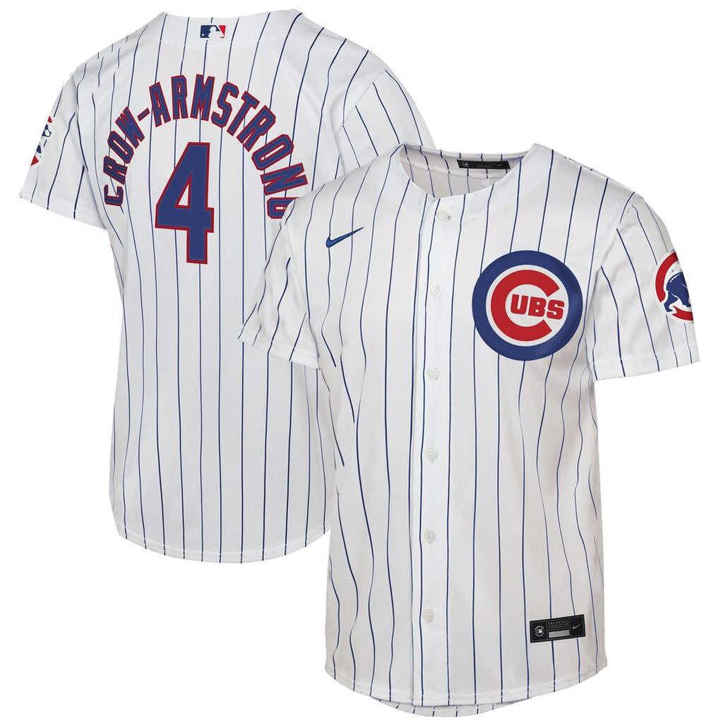 Chicago Cubs Pete Crow - Armstrong Youth Home Stadium Jersey (White)