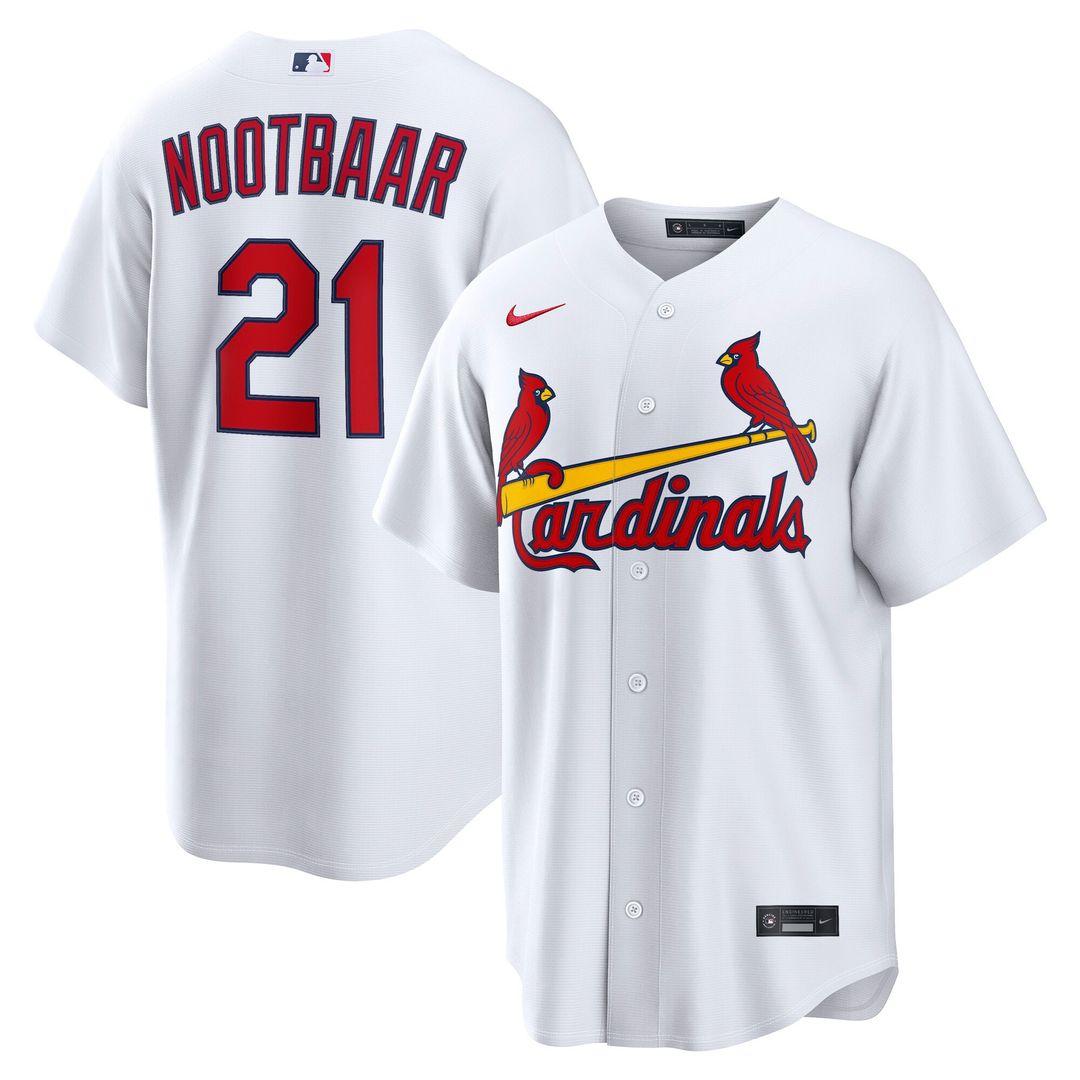 St. Louis Cardinals Lars Nootbaar Home Replica Jersey (White)