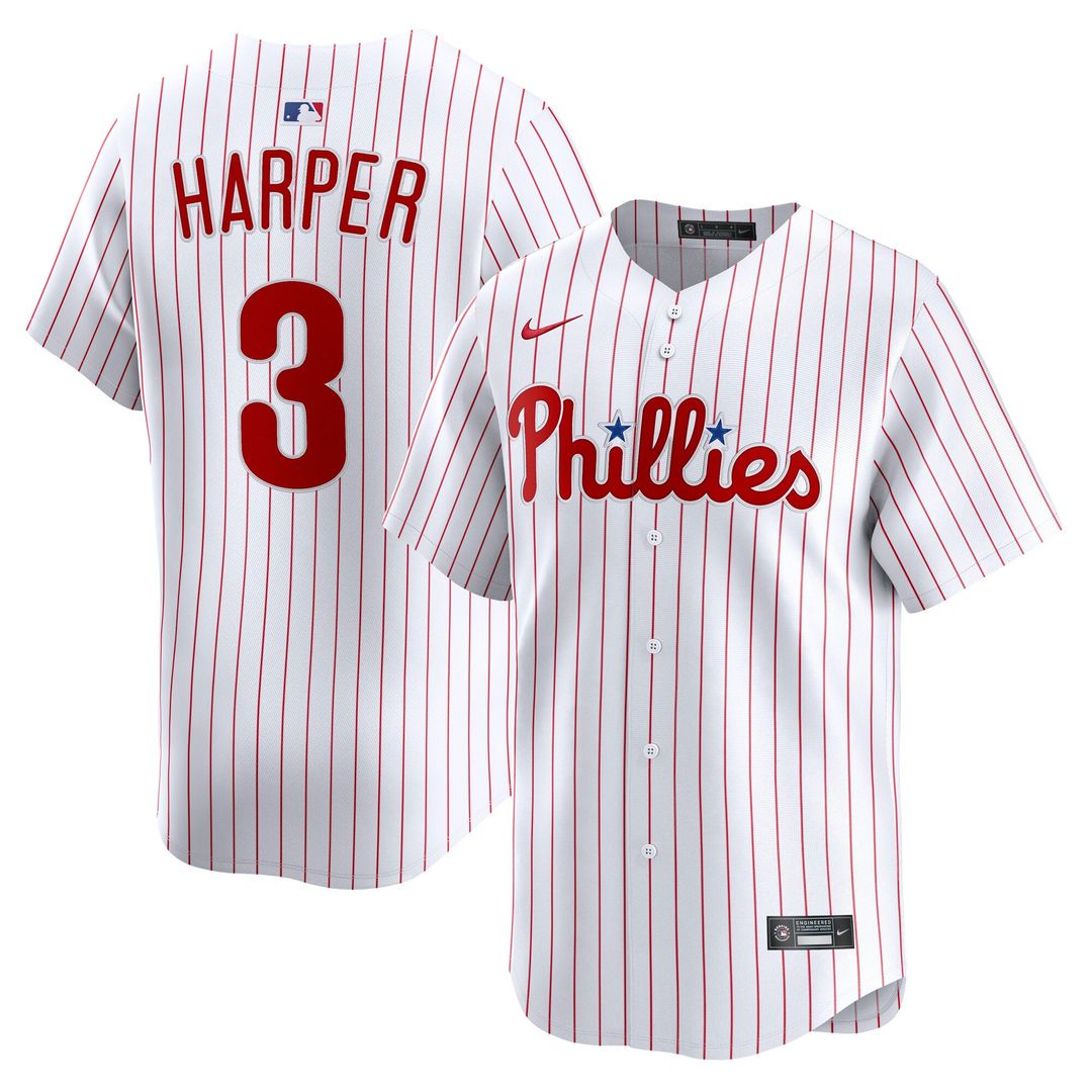 Philadelphia Phillies Bryce Harper Home Limited Jersey (White)