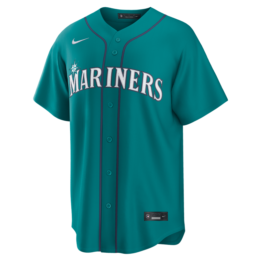 Seattle Mariners Julio Rodríguez Alternate Replica Jersey (Teal)