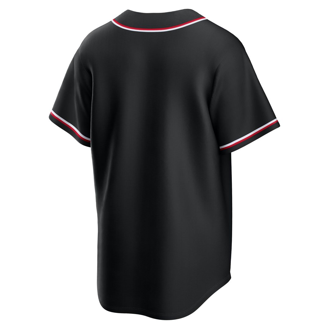 Minnesota Twins Fashion Replica Black Out Jersey