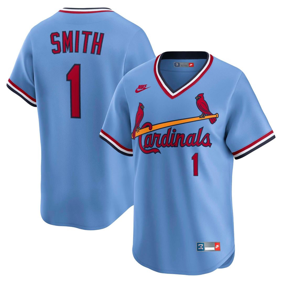 St. Louis Cardinals Ozzie Smith Throwback Cooperstown Limited Jersey (White)