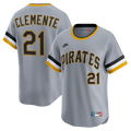 Pittsburgh Pirates Roberto Clemente Throwback Cooperstown Limited Jersey (Gray)