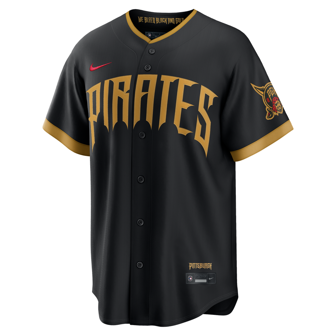 Pittsburgh Pirates Oneil Cruz 2026 City Connect Stadium Jersey (Black)