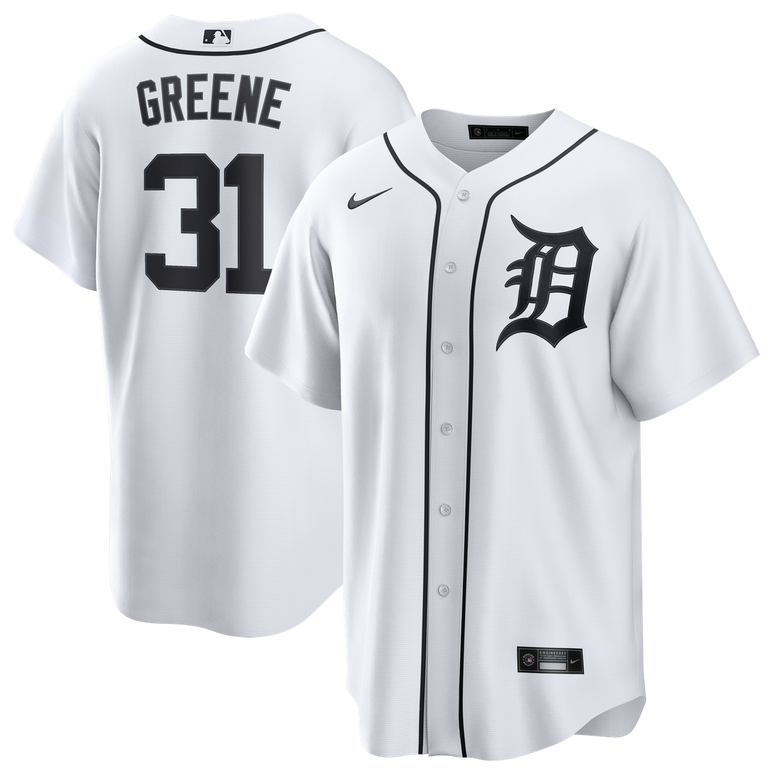 Detroit Tigers Riley Greene Home Replica Jersey (White)