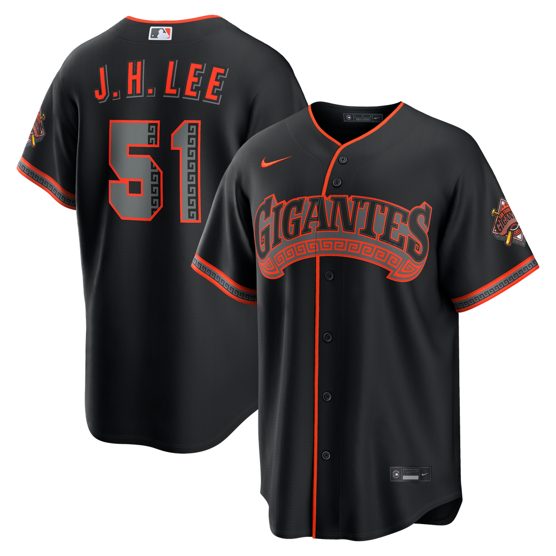 San Francisco Giants Jung Hoo Lee Alternate Stadium Jersey (Black)