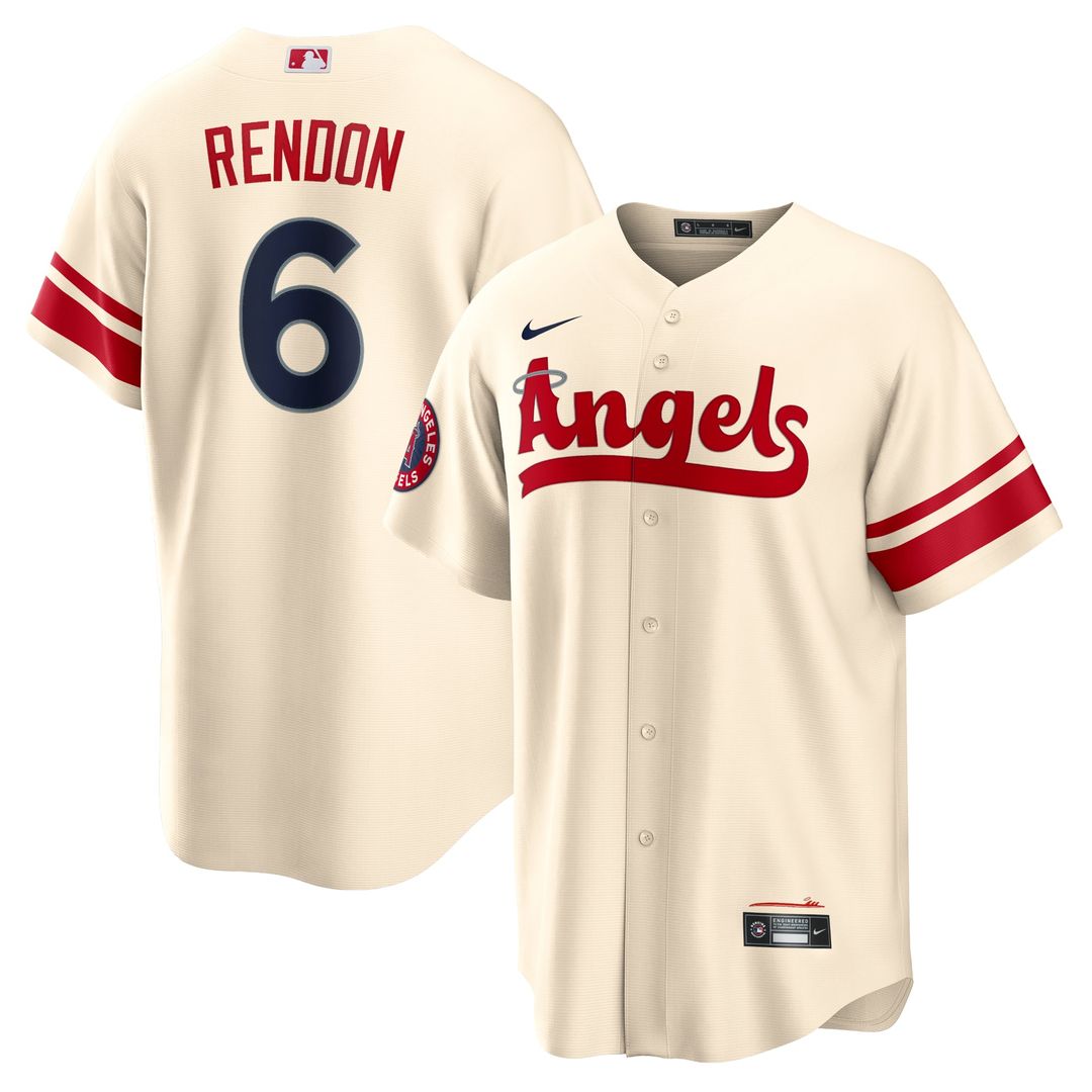 Los Angeles Angels Anthony Rendon City Connect Replica Jersey (Cream)
