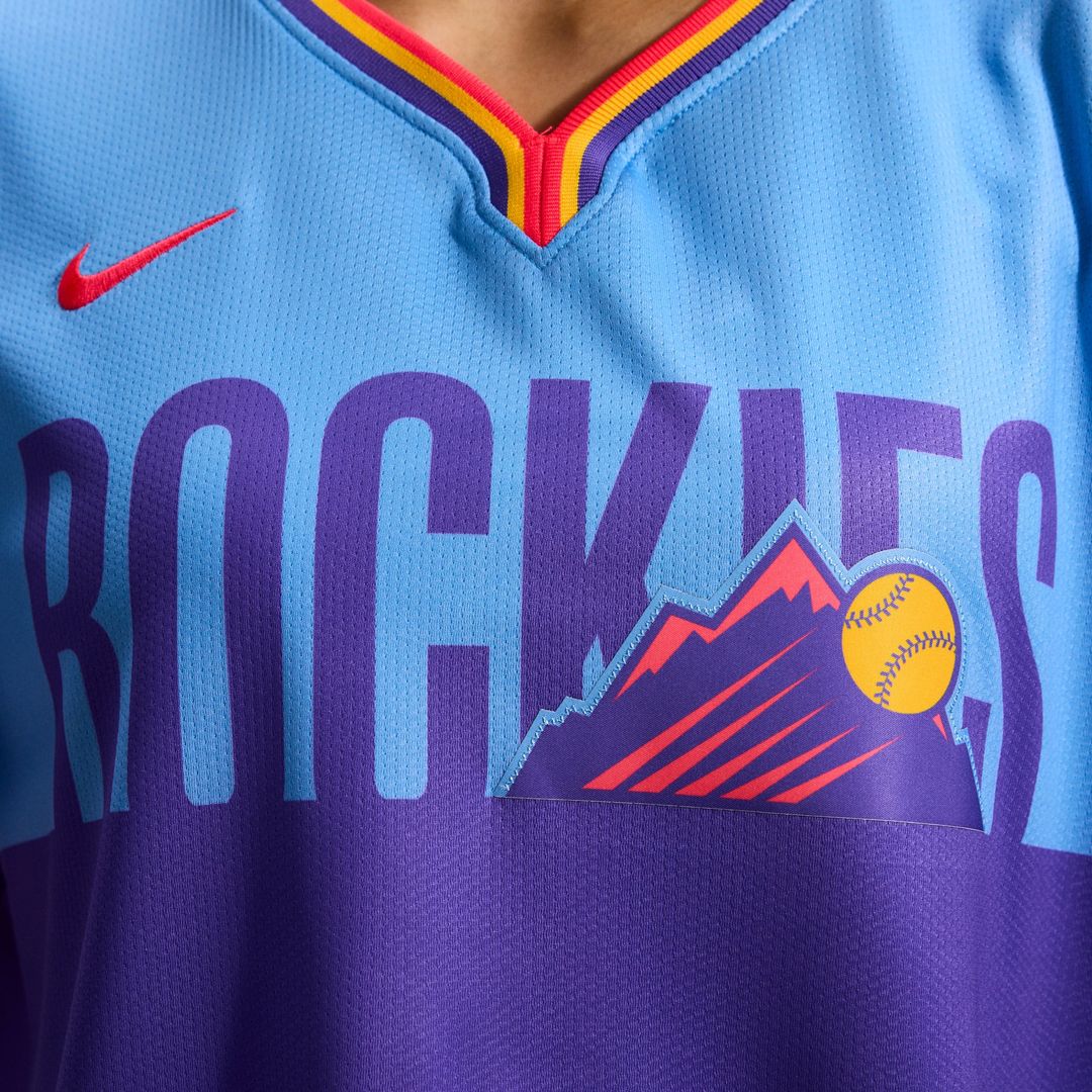 Colorado Rockies Women's 2025 City Connect Limited Jersey (Purple/Light Blue)