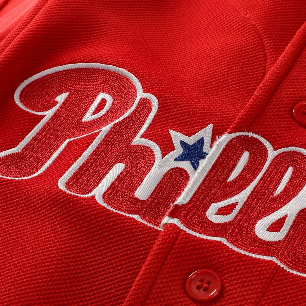 Philadelphia Phillies Ryan Howard Cooperstown Batting Practice Jersey (Red)