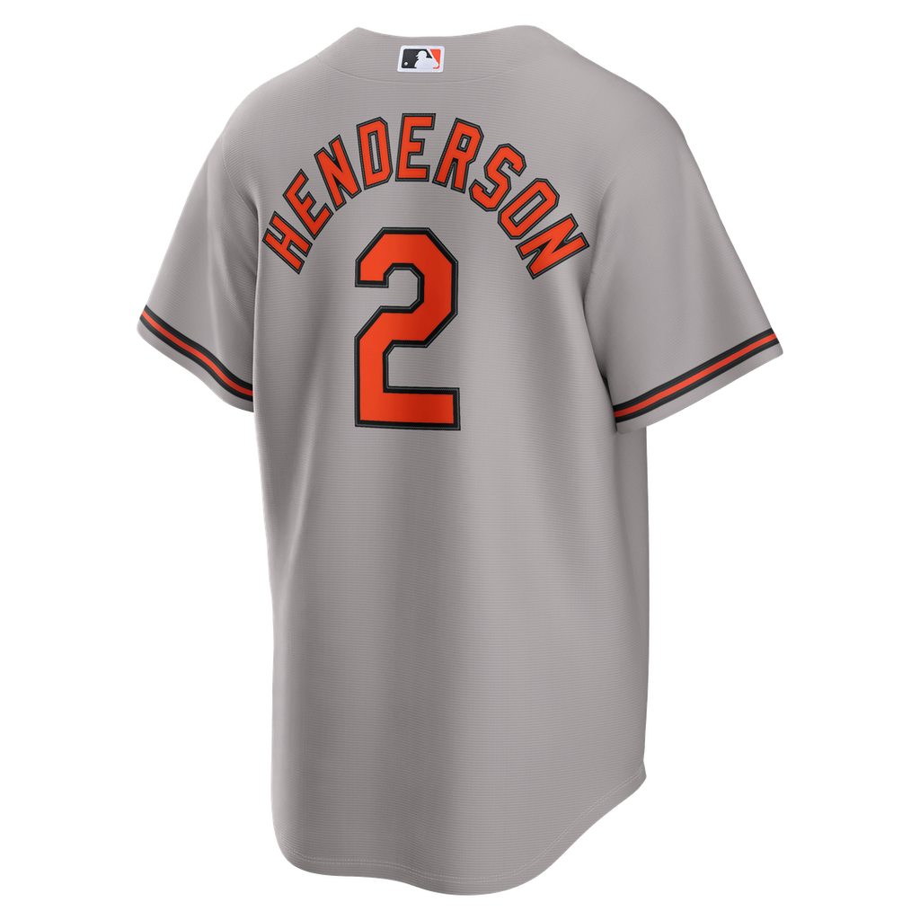 Baltimore Orioles Gunnar Henderson Road Replica Jersey (Gray)