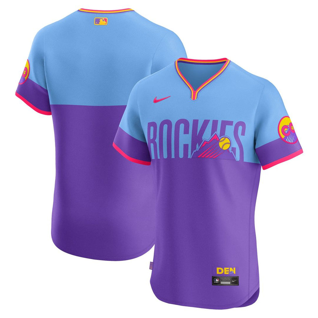 Colorado Rockies 2025 City Connect Elite Jersey (Purple)