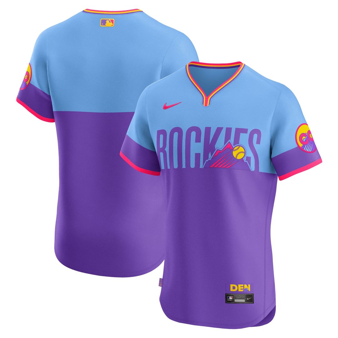 Colorado Rockies 2025 City Connect Elite Jersey (Purple)
