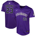 Colorado Rockies Kris Bryant Youth Alternate Limited Jersey (Purple)