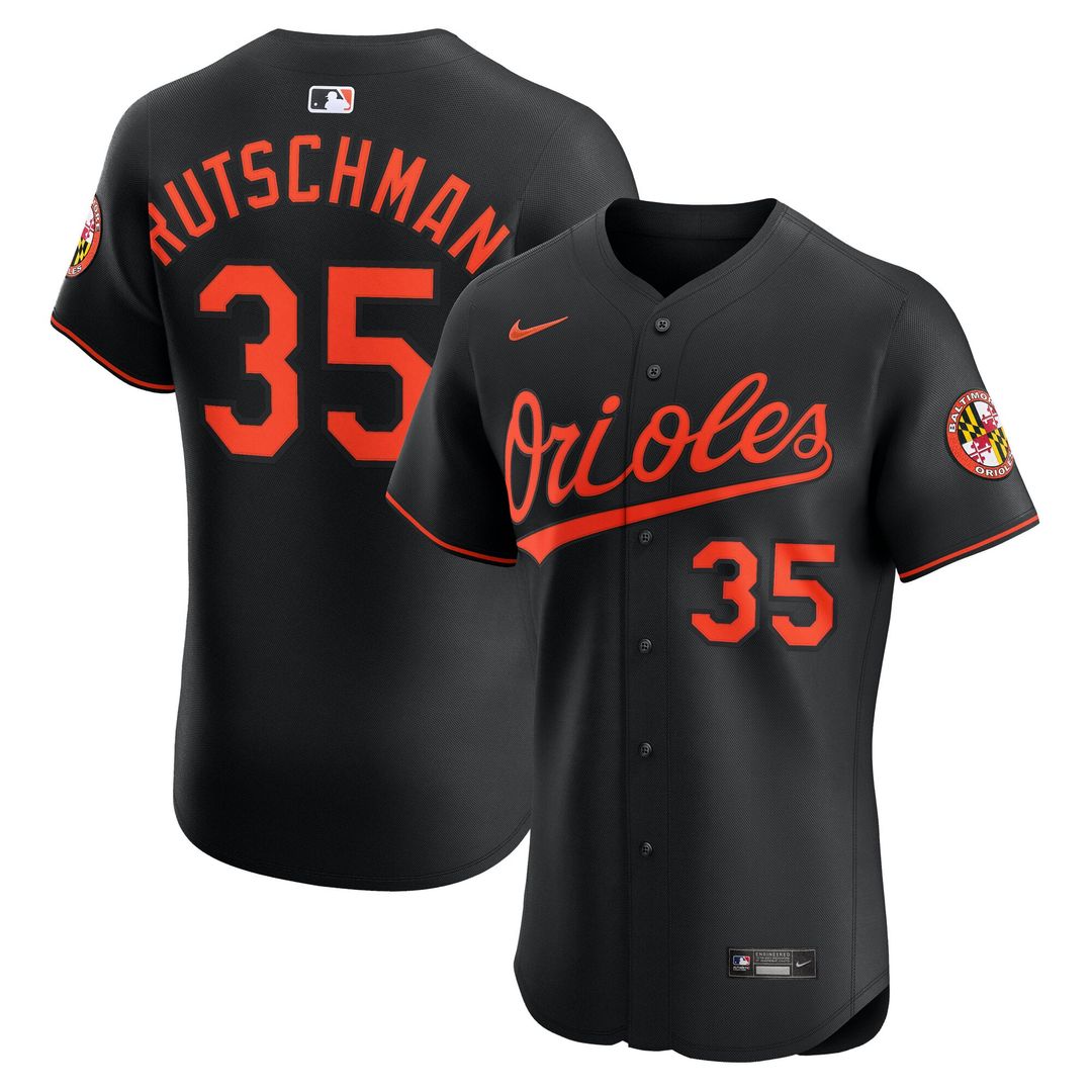 Baltimore Orioles Adley Rutschman Alternate 2 Elite Jersey (Orange)