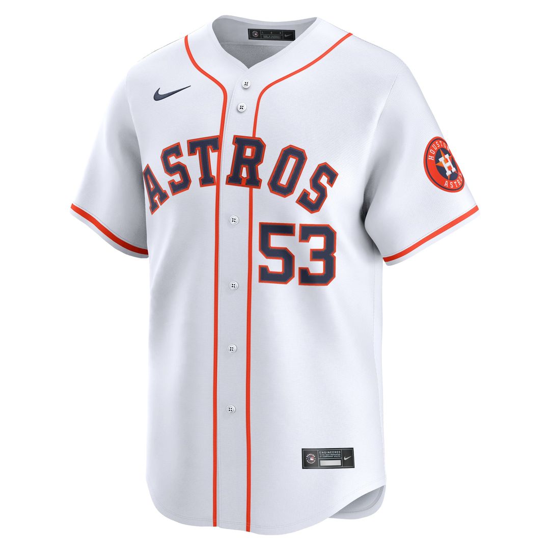 Houston Astros Cristian Javier Home Limited Jersey (White)