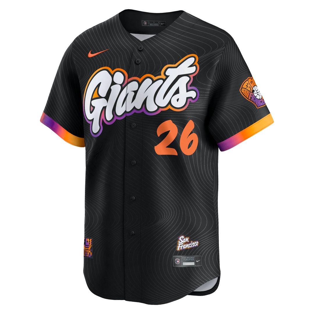 San Francisco Giants Matt Chapman 2025 City Connect Limited Jersey (Anthracite)