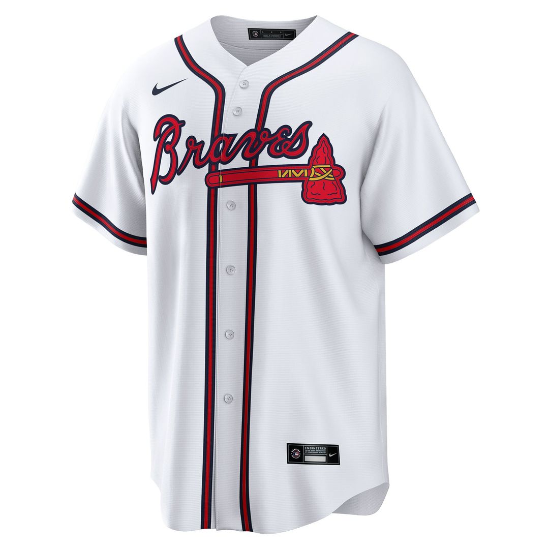 Atlanta Braves Joe Jiménez Home Replica Jersey (White)