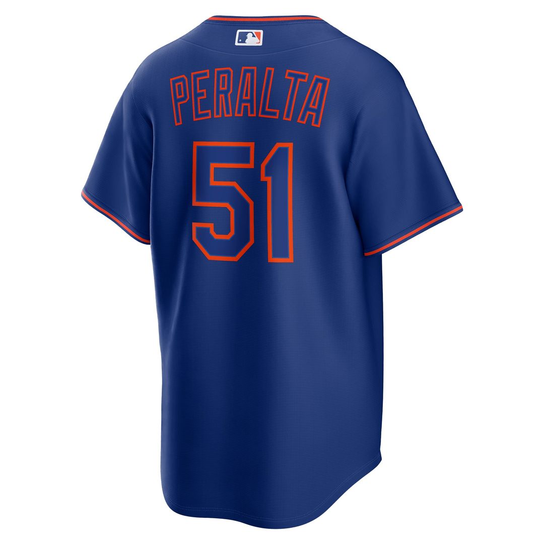 New York Mets Freddy Peralta Alternate Replica Jersey (Royal)