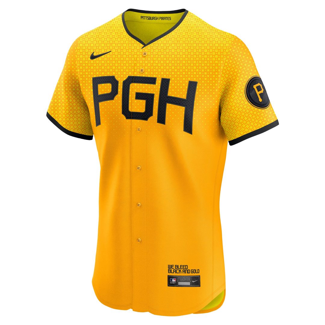 Pittsburgh Pirates City Connect Elite Jersey (Gold)