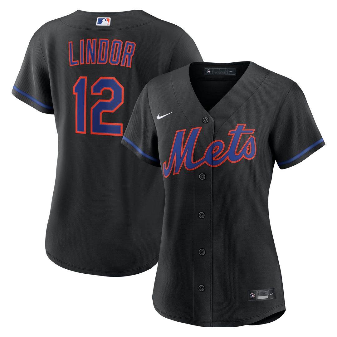 New York Mets Francisco Lindor Women's Home Replica Jersey (White)