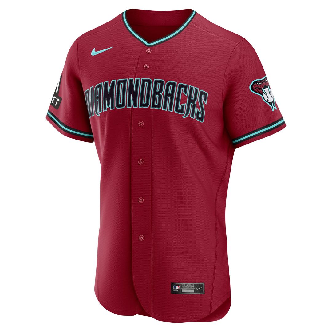 Arizona Diamondbacks Home Sponsor Patch Authentic Jersey (Cream)