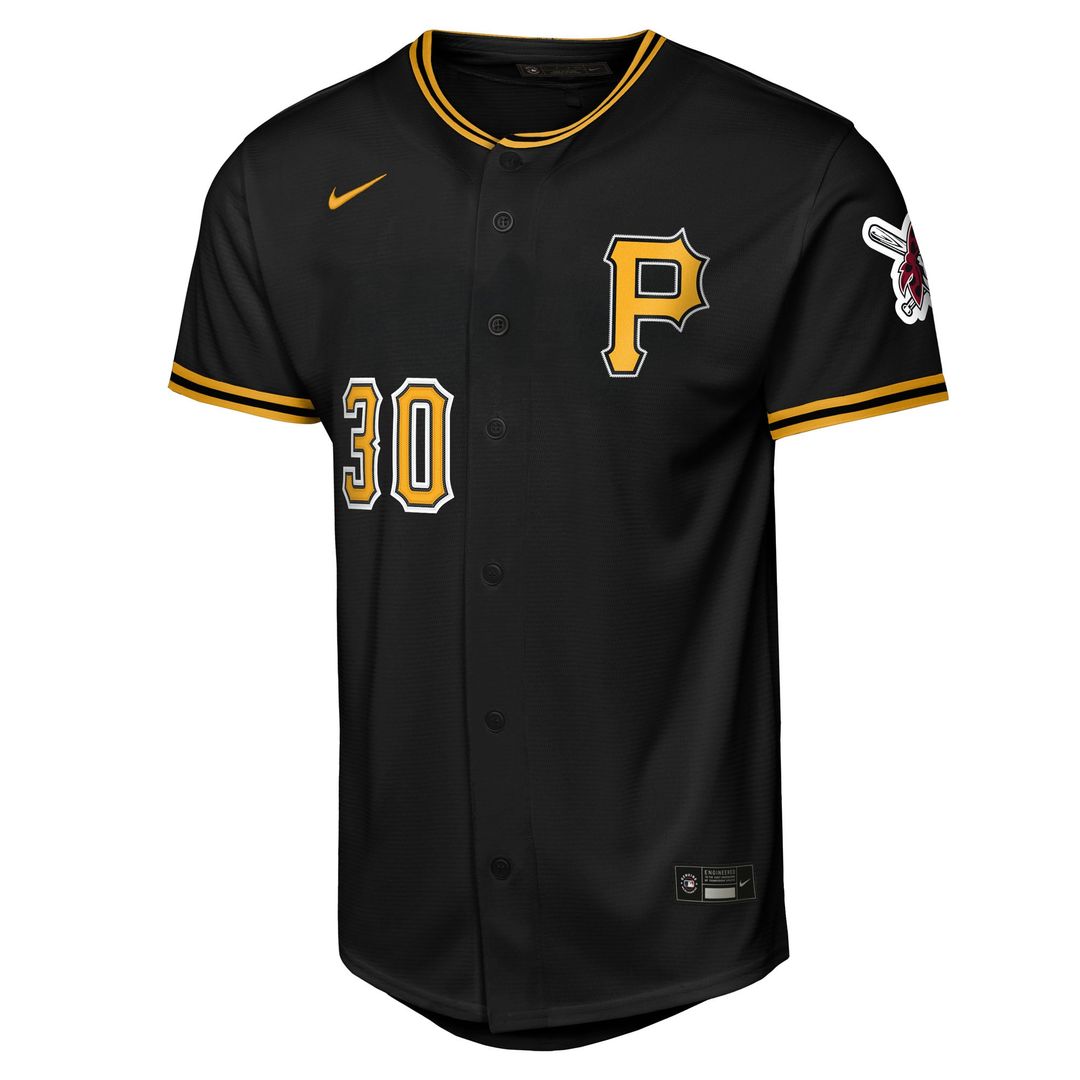 Pittsburgh Pirates Paul Skenes Youth Alternate Stadium Jersey (Black)