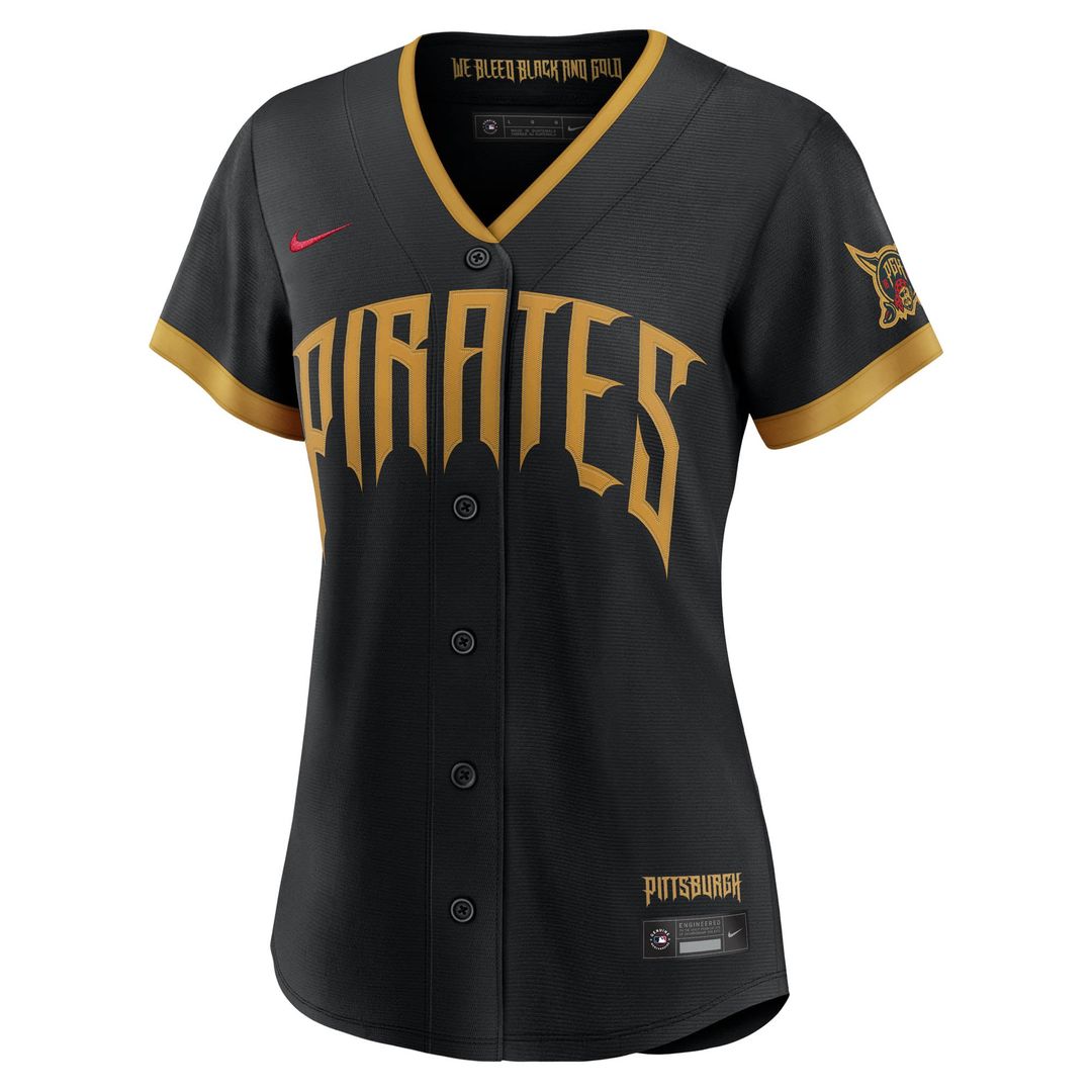 Pittsburgh Pirates Women's 2026 City Connect Stadium Jersey (Black)