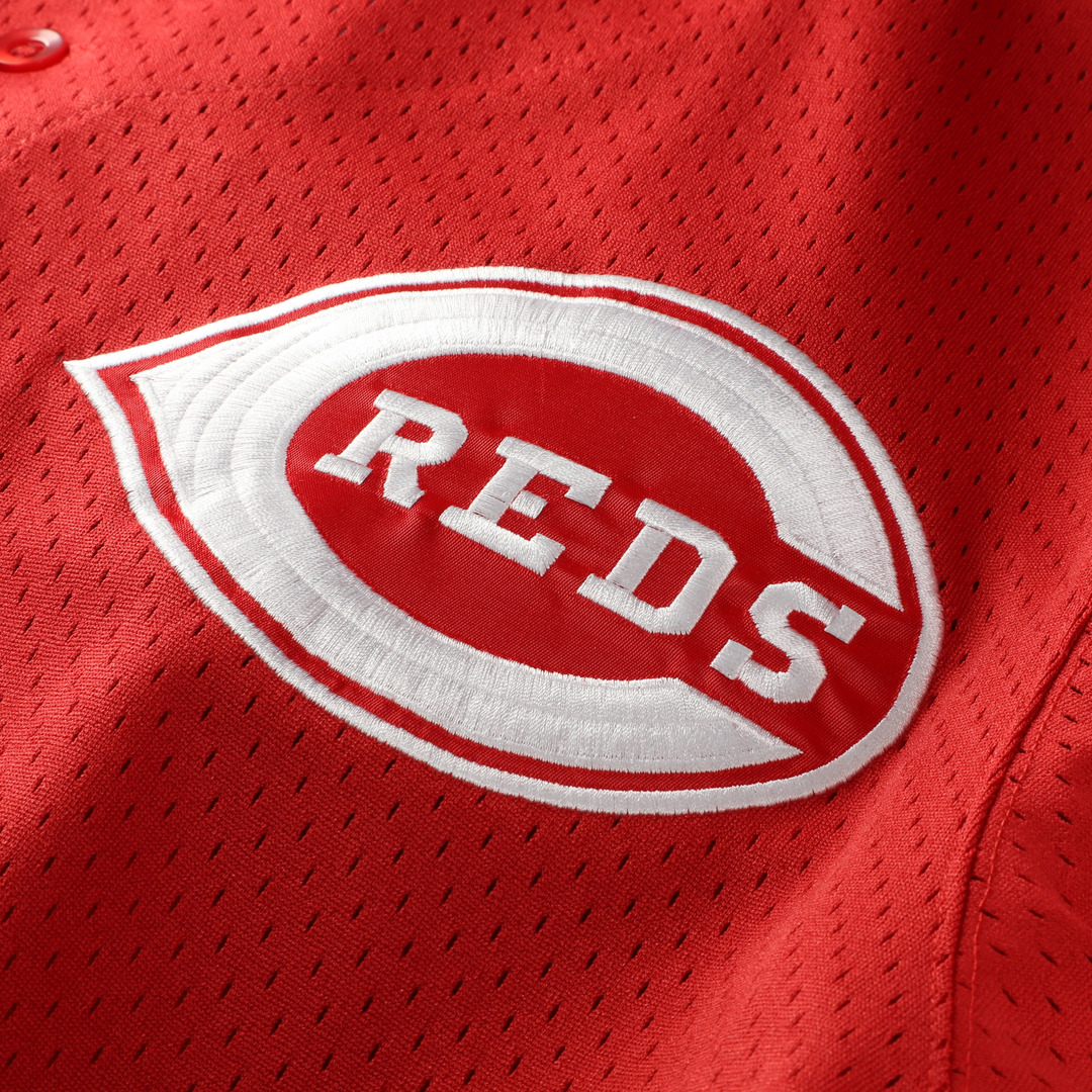 Cincinnati Reds Deion Sanders Big & Tall Cooperstown Mesh Batting Practice Jersey (Red)
