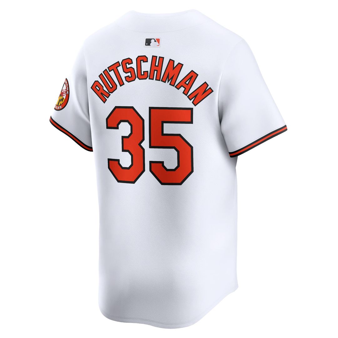 Baltimore Orioles Adley Rutschman Home Limited Jersey (White)