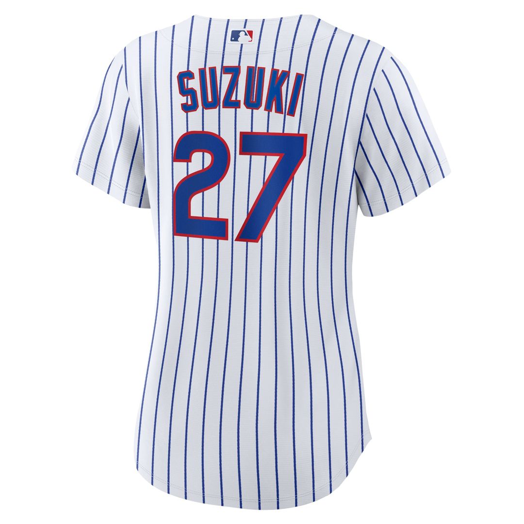 Chicago Cubs Seiya Suzuki Women's Home Replica Jersey (White)