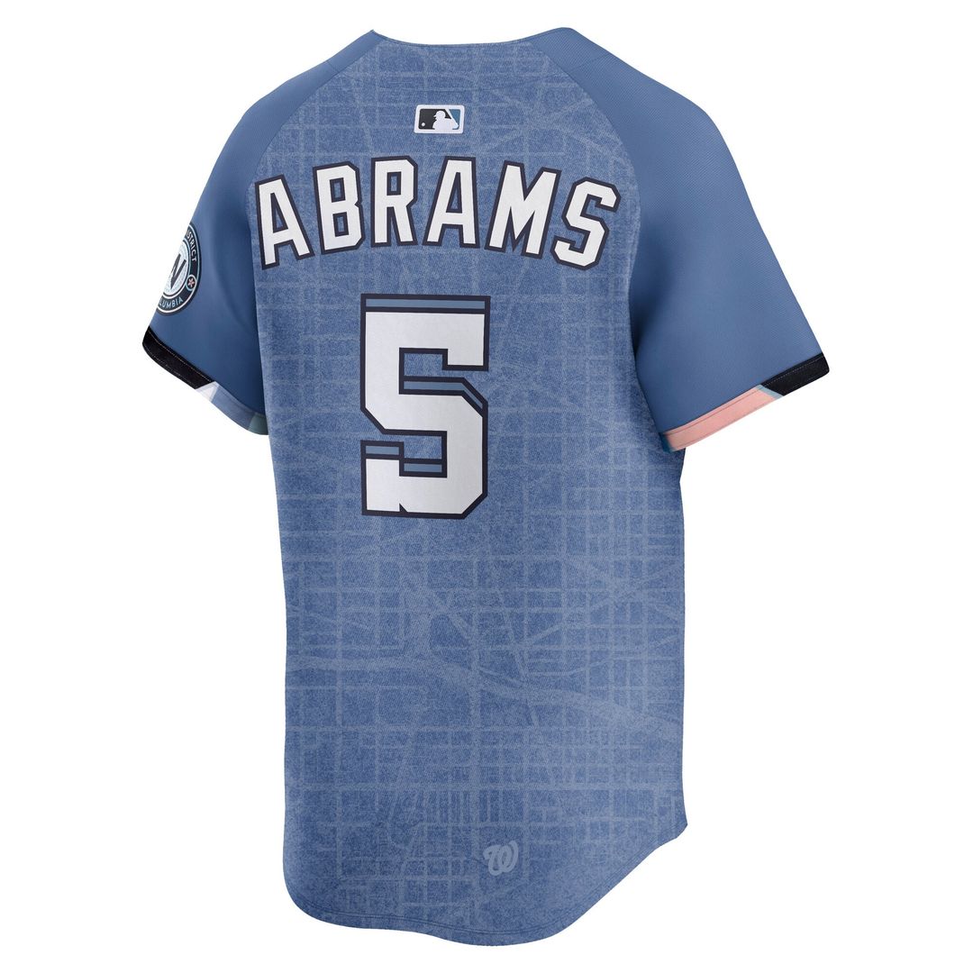 Washington Nationals CJ Abrams 2025 City Connect Limited Jersey (Blue)