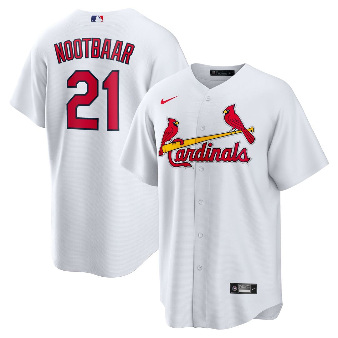St. Louis Cardinals Lars Nootbaar Home Replica Jersey (White)