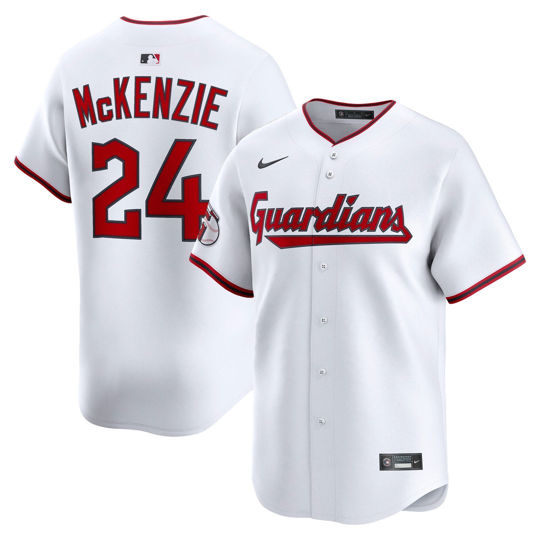 Cleveland Guardians Triston McKenzie Home Limited Jersey (White)