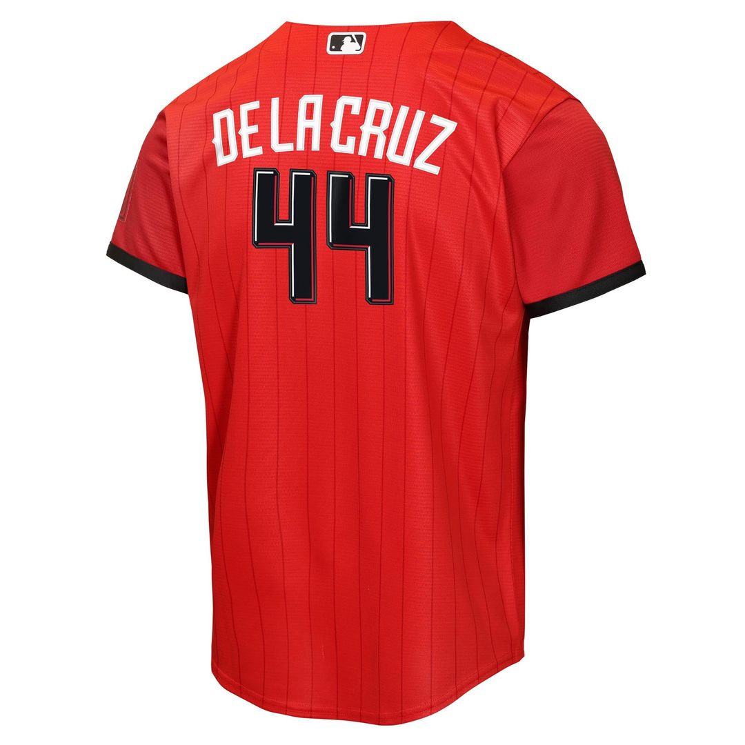 Cincinnati Reds Elly De La Cruz Youth 2026 City Connect Stadium Jersey (Red)