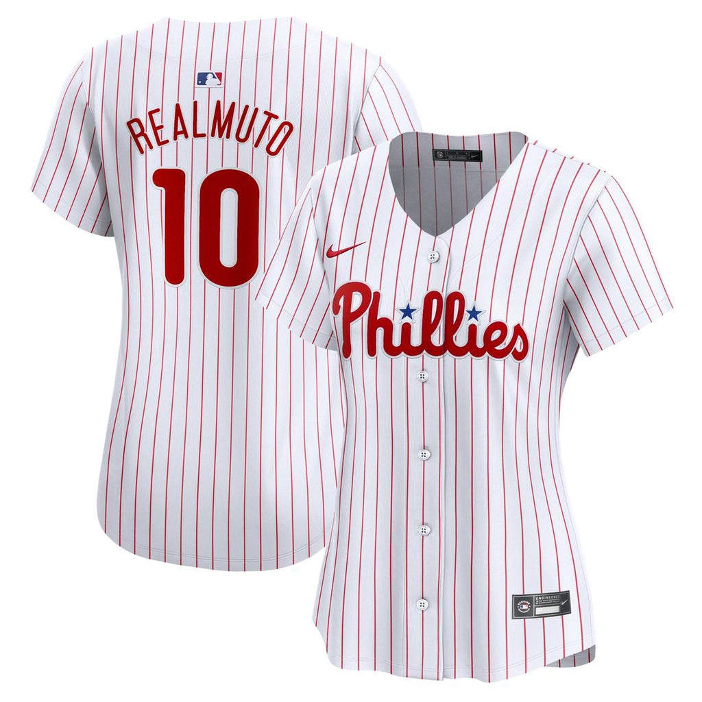 Philadelphia Phillies J.T. Realmuto Women's Home Limited Jersey (White)