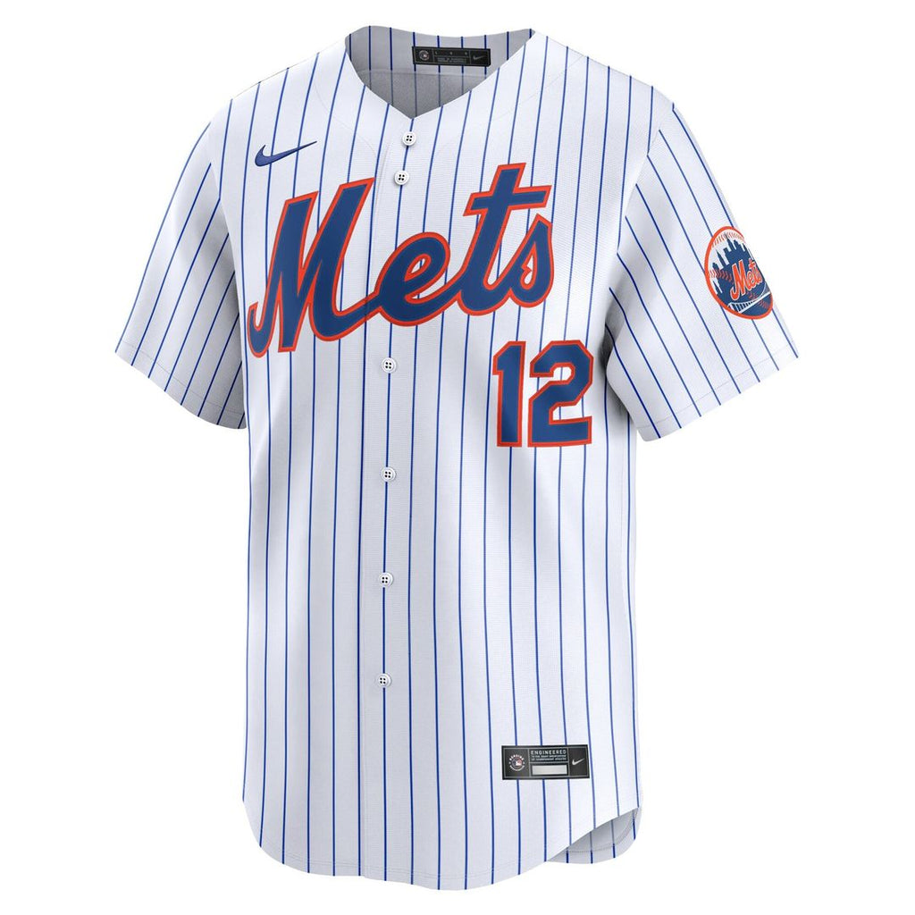 New York Mets Francisco Lindor Alternate Limited Jersey (Black)