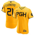Pittsburgh Pirates Roberto Clemente City Connect Authentic Player Jersey (Gold)