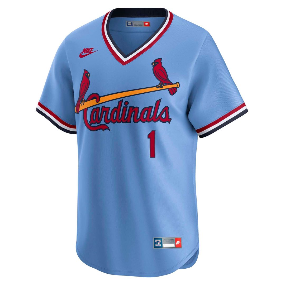 St. Louis Cardinals Ozzie Smith Throwback Cooperstown Limited Jersey (Blue)