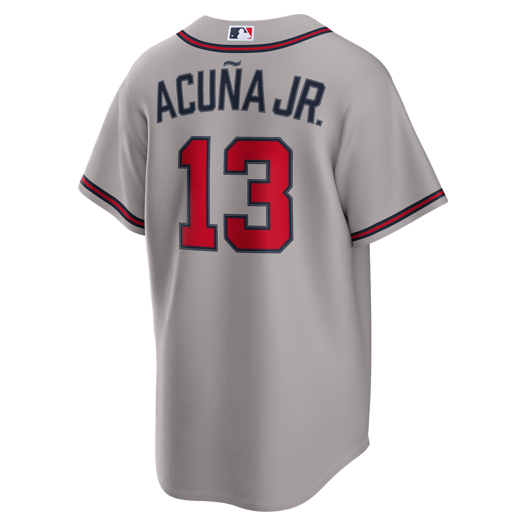 Atlanta Braves Ronald Acuña Jr. Alternate 2 Replica Jersey (Red)